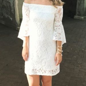 White lace dress